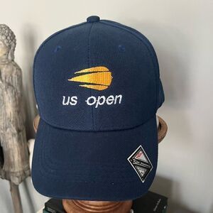 Men’s U.S Open embroidered adjustable Velcro hat EUC. Designed by Kipa
